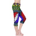 Grateful Dead Pattern Capri Leggings  View4