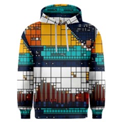 Abstract Statistic Rectangle Classification Men s Overhead Hoodie by Wav3s