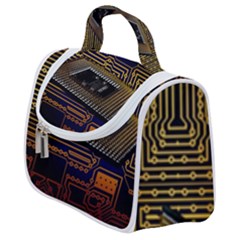 Processor Cpu Board Circuit Satchel Handbag by Wav3s