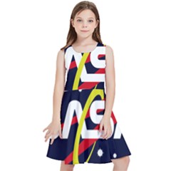 Nasa Insignia Kids  Skater Dress by Wav3s