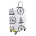 Marine-nautical-seamless-pattern-with-vintage-lighthouse-wheel Luggage Cover (Small) View2