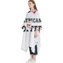 I love American coffee Women s Hooded Rain Ponchos View2