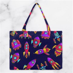 Space-patterns Medium Tote Bag by Wav3s