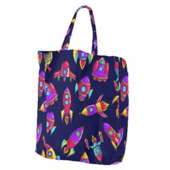 Space-patterns Giant Grocery Tote by Wav3s