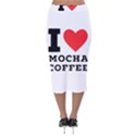 I love mocha coffee Velvet Midi Pencil Skirt View2