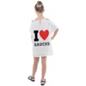 I love sauces Kids  One Piece Chiffon Dress View2