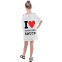 I love tomatoes sauce Kids  One Piece Chiffon Dress View2