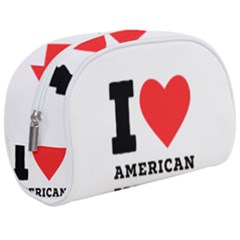 I Love American Breakfast Make Up Case (medium) by ilovewhateva