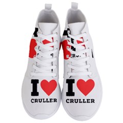 I Love Cruller Men s Lightweight High Top Sneakers by ilovewhateva