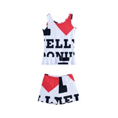 I Love Jelly Donut Kids  Boyleg Swimsuit by ilovewhateva