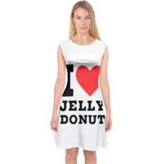 I Love Jelly Donut Capsleeve Midi Dress by ilovewhateva