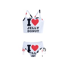 I Love Jelly Donut Girls  Tankini Swimsuit by ilovewhateva