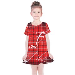 Geometry Mathematics Cube Kids  Simple Cotton Dress by Ndabl3x