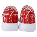 Geometry Mathematics Cube Women s Velcro Strap Shoes View4