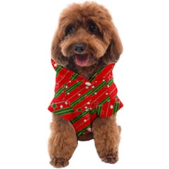 Christmas Paper Star Texture Dog Coat by Ndabl3x