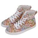 Map Europe Globe Countries States Women s Hi-Top Skate Sneakers View2