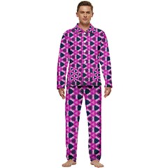 Digital Art Artwork Abstract Men s Long Sleeve Velvet Pocket Pajamas Set by Ndabl3x