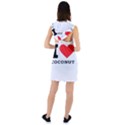 I love coconut Racer Back Hoodie Dress View2