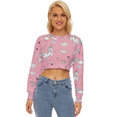 Cute-unicorn-seamless-pattern Lightweight Long Sleeve Sweatshirt by Vaneshart