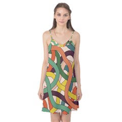 Snake Stripes Intertwined Abstract Camis Nightgown  by Vaneshop