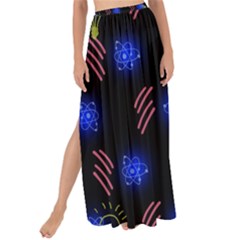 Background Pattern Graphic Maxi Chiffon Tie-up Sarong by Vaneshop
