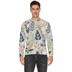 Flower Floral Pastel Men s Fleece Sweatshirt by Vaneshop