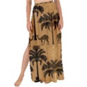 Camel Palm Tree Maxi Chiffon Tie-Up Sarong View1