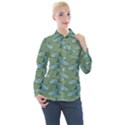 Fishes Pattern Background Theme Women s Long Sleeve Pocket Shirt View1