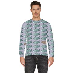 Fishes Pattern Background Theme Art Men s Fleece Sweatshirt by Vaneshop