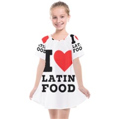 I Love Latin Food Kids  Smock Dress by ilovewhateva