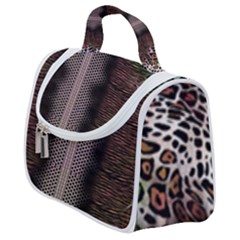 Leopard Animal Shawl Honeycomb Satchel Handbag by Vaneshop