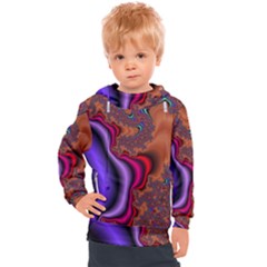 Colorful Piece Abstract Kids  Hooded Pullover by Vaneshop