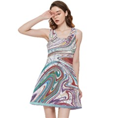 Abstract Background Ornamental Inside Out Racerback Dress by Vaneshop