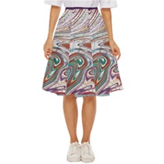 Abstract Background Ornamental Classic Short Skirt by Vaneshop