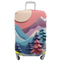 Paper Art Pastel Luggage Cover (Medium) View1