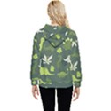 Cute Dinosaur Pattern Women s Lightweight Drawstring Hoodie View4