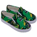 Dino Kawaii Kids  Canvas Slip Ons View3