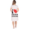 I love Asian cuisine Classic Short Sleeve Dress View4