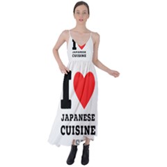 I Love Japanese Cuisine Tie Back Maxi Dress by ilovewhateva