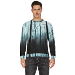 Tree Night Dark Forest Men s Fleece Sweatshirt by Vaneshop