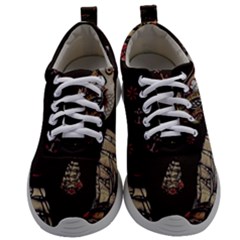 Vintage Tattoos Nautical Mens Athletic Shoes by Vaneshop