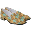 Owl Bird Pattern Women s Classic Loafer Heels View3