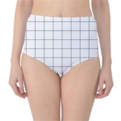 Mesh Classic High-waist Bikini Bottoms by zhou