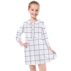 Mesh Kids  Quarter Sleeve Shirt Dress by zhou