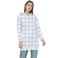 Mesh Women s Long Oversized Pullover Hoodie by zhou