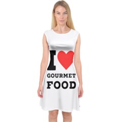 I Love Gourmet Food Capsleeve Midi Dress by ilovewhateva