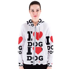 I Love Dog Food Women s Zipper Hoodie by ilovewhateva