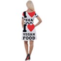 I love vegan food  Cap Sleeve Velour Dress  View2