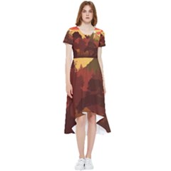 Japan Art Illustration High Low Boho Dress by Grandong