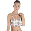 Beautiful Beauty Cartoon Cat Layered Top Bikini Top  View1